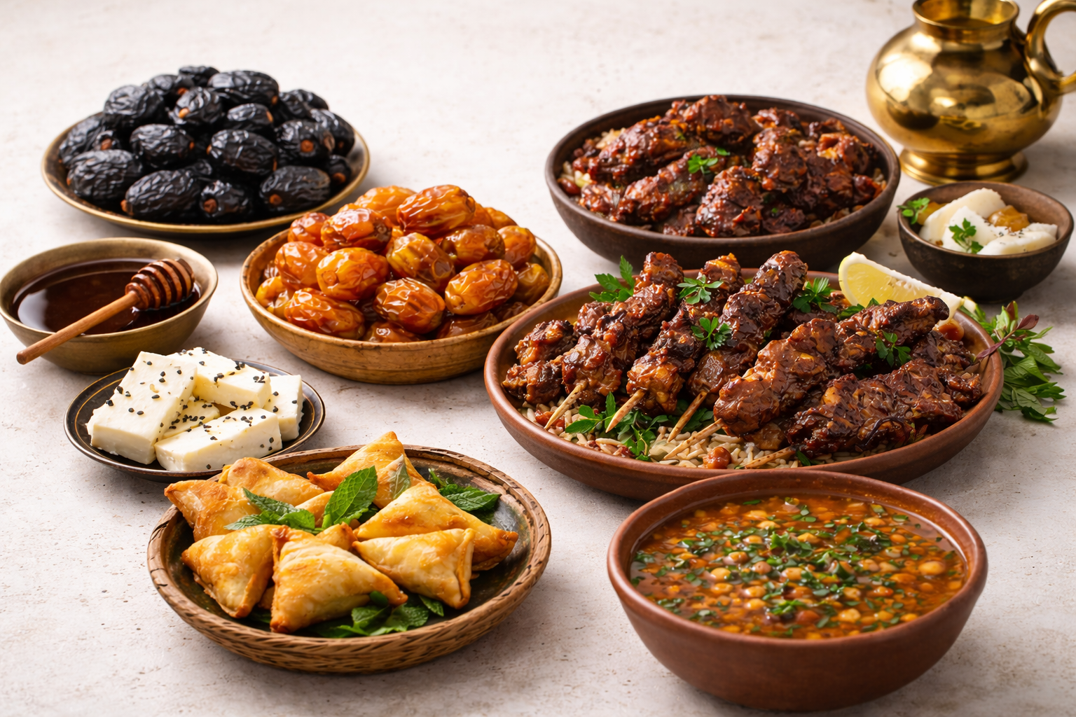 Sejarah Makanan Islam Lengkap: Dari Kurma Ajwa, Madu, hingga Hidangan Timur Tengah